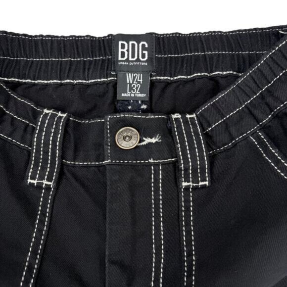 BDG Urban Outfitters High-Waisted Contrast Stitch Skate Jeans Sz 24 - Picture 5 of 5